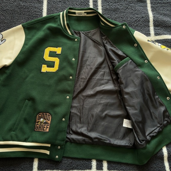 Aéropostale Peanuts Snoopy Varsity Jacket - Picture 3 of 9